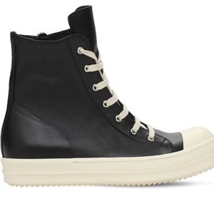 Black Leather Rick Owens Ramones